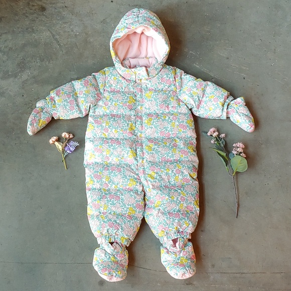 GAP Other - Gap Baby Cold Control Max Floral Snowsuit 0-6mo